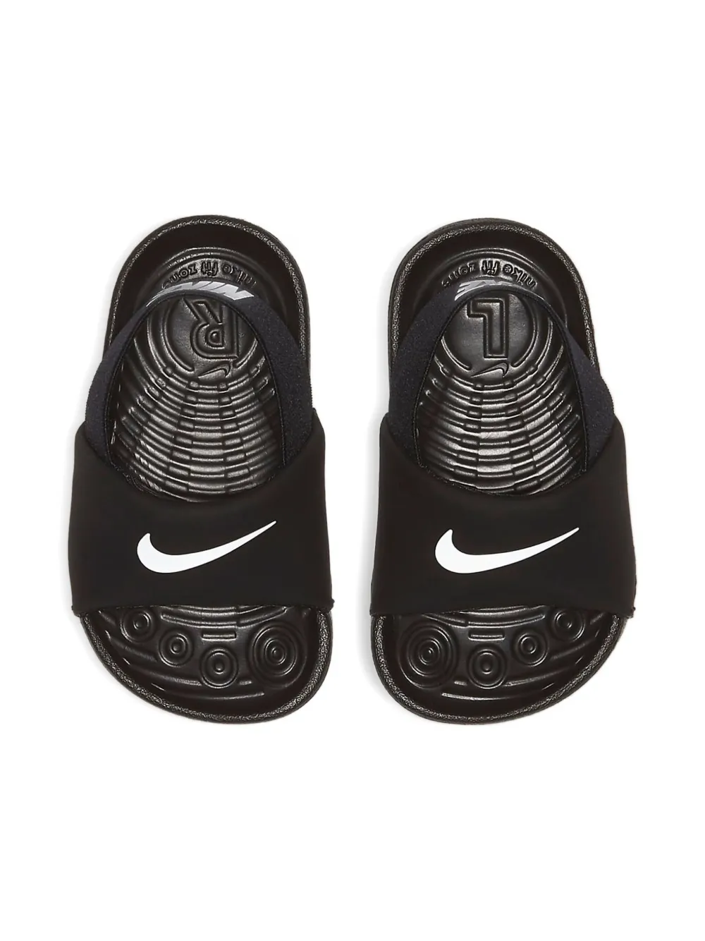 Nike Kids Kawa TD Black slides - Zwart