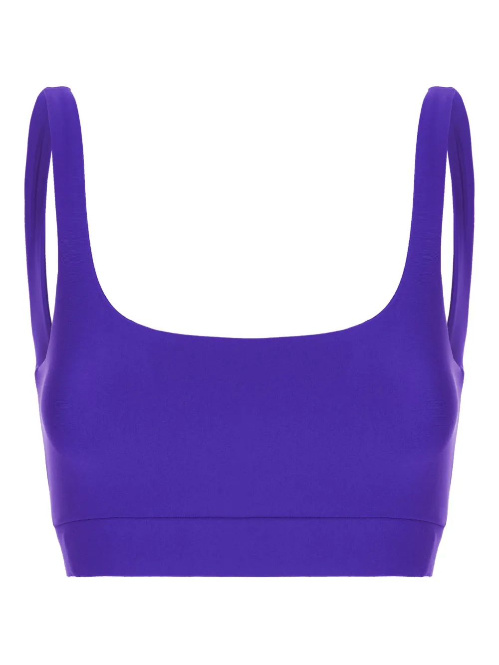 Nina stretch scoop-neck top