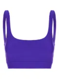 Monfusò Nina stretch scoop-neck top - Purple