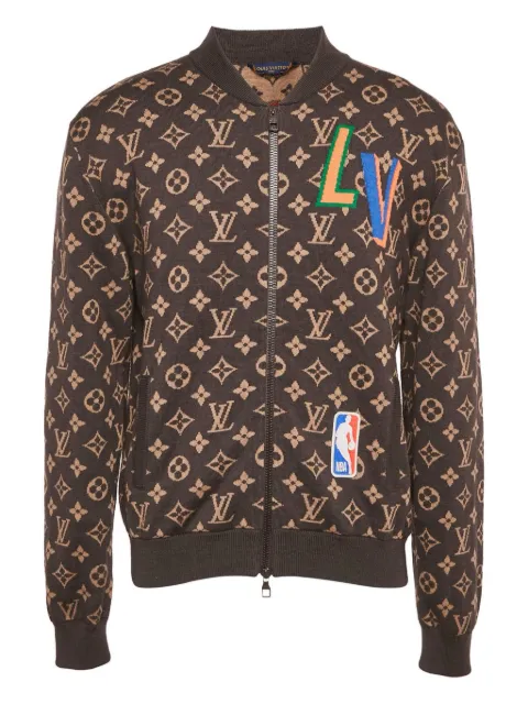 Louis Vuitton Pre-Owned x NBA monogram wool jacket