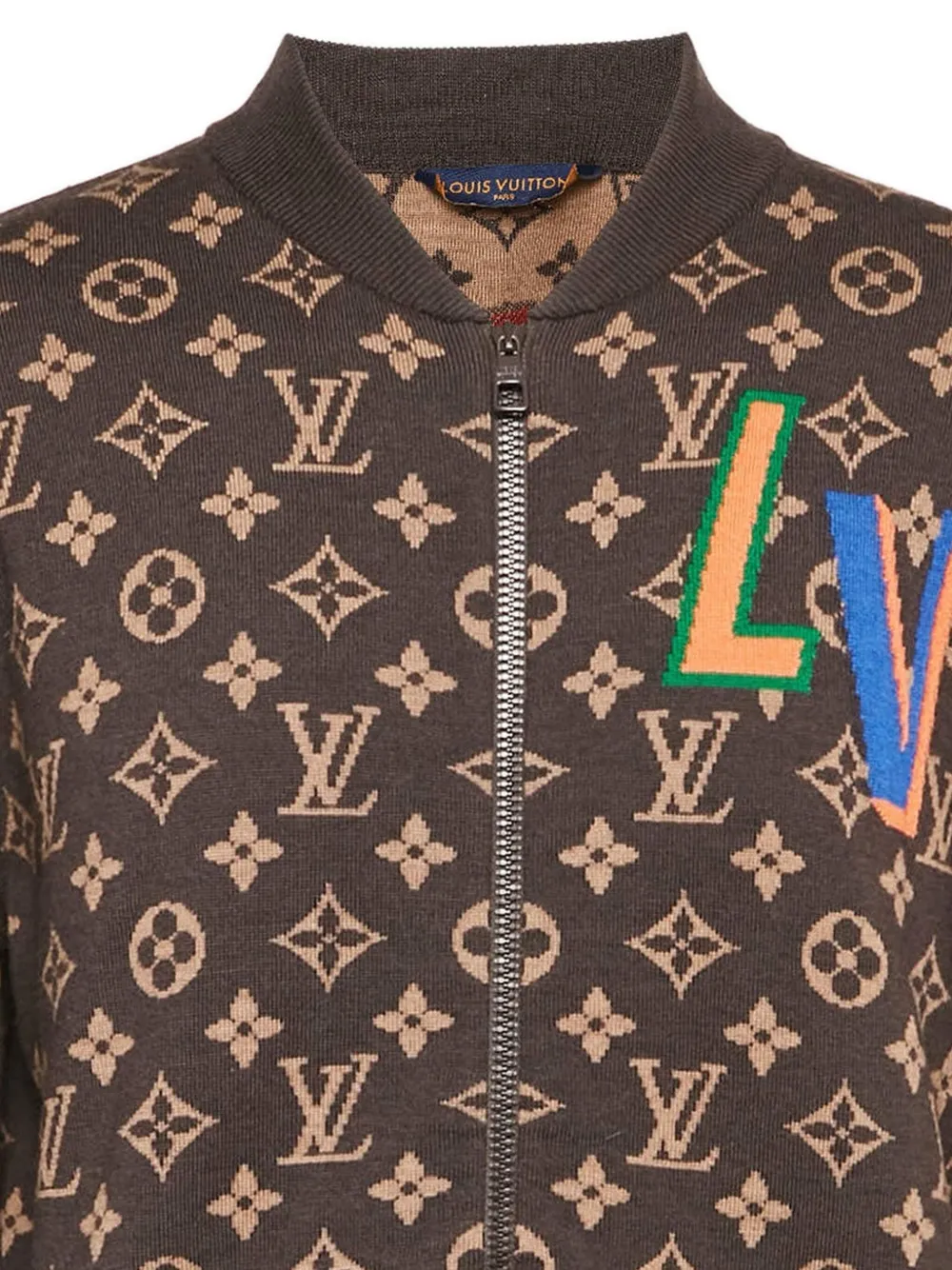 Louis Vuitton Pre-Owned x NBA monogram wool jacket | Image 2