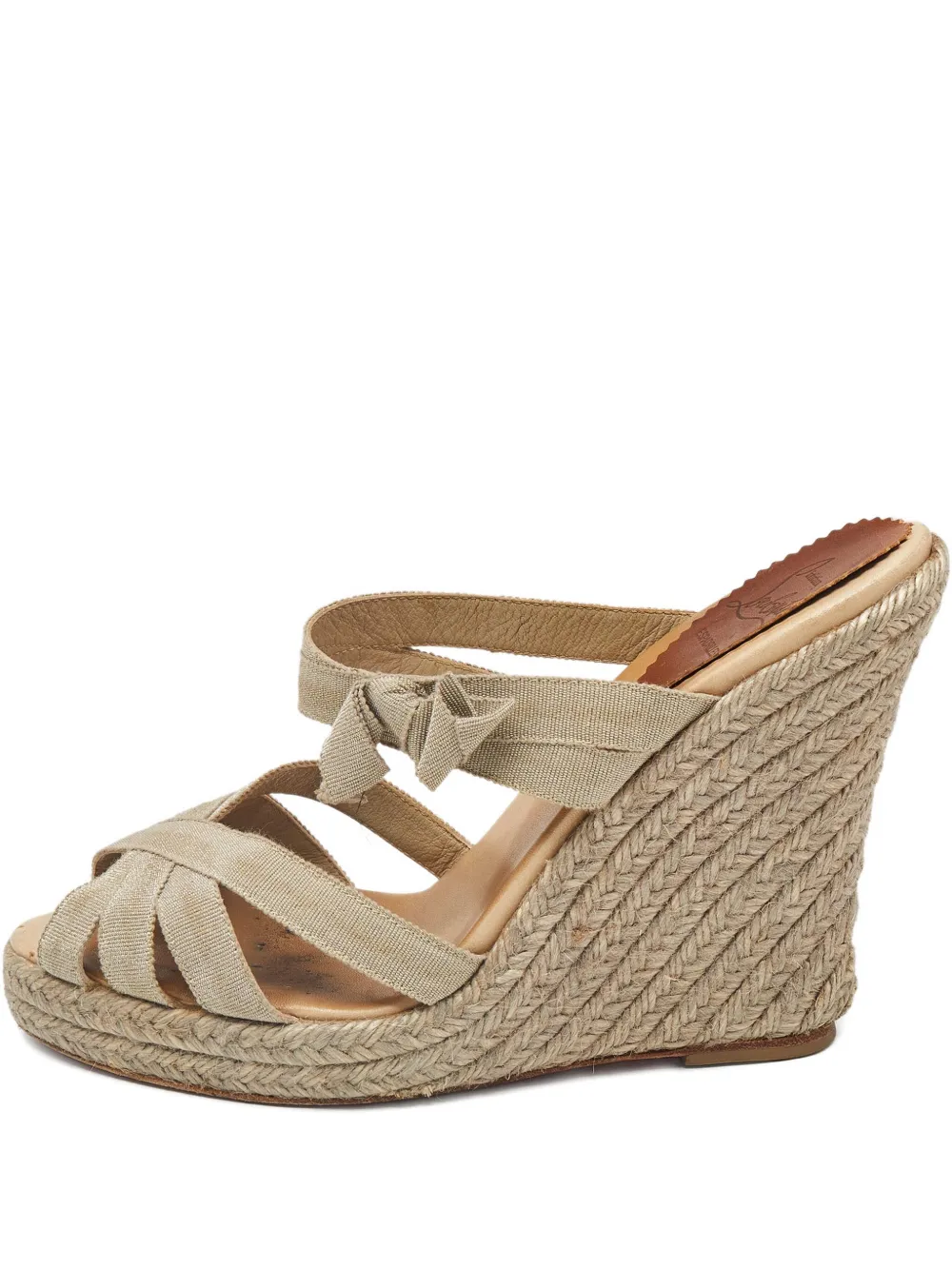 Christian Louboutin Pre-Owned 2024 Delfin Mules 125mm - Nude