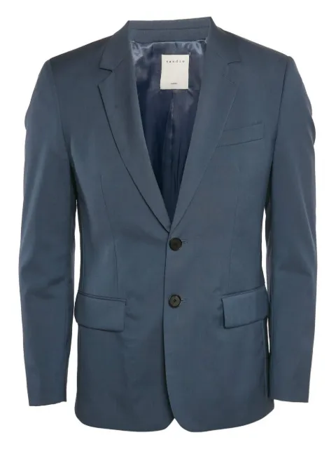 SANDRO 2024 single-breasted wool blazer