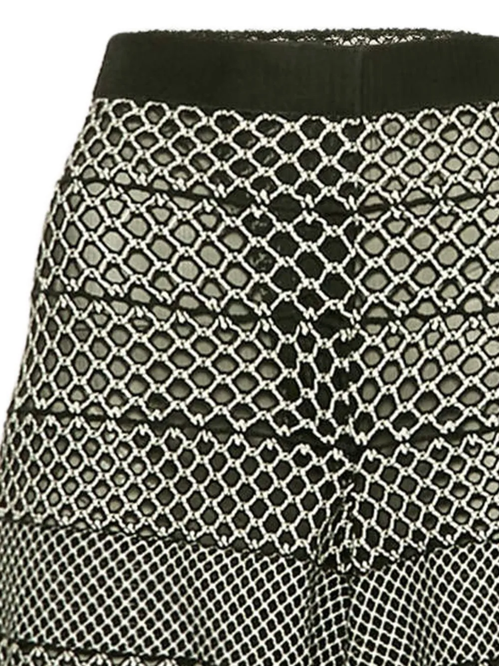 CHANEL Pre-Owned Broek met kanten patroon - Zwart