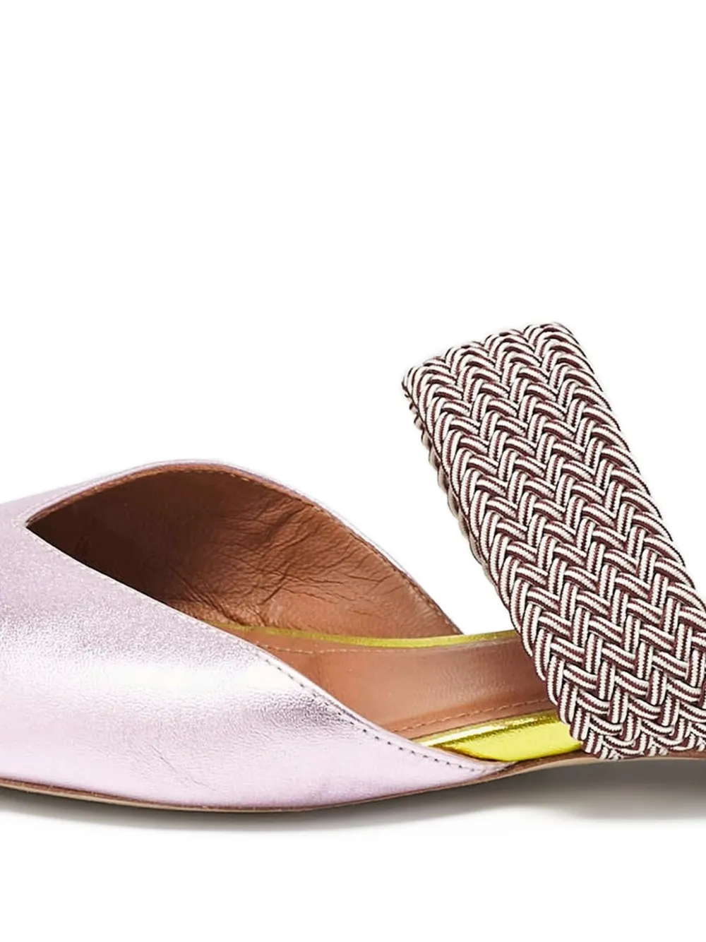 Malone Souliers Maisie leren ballerina's - Roze