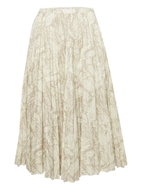 Christian Dior Pre-Owned 2024 Rock mit abstraktem Print