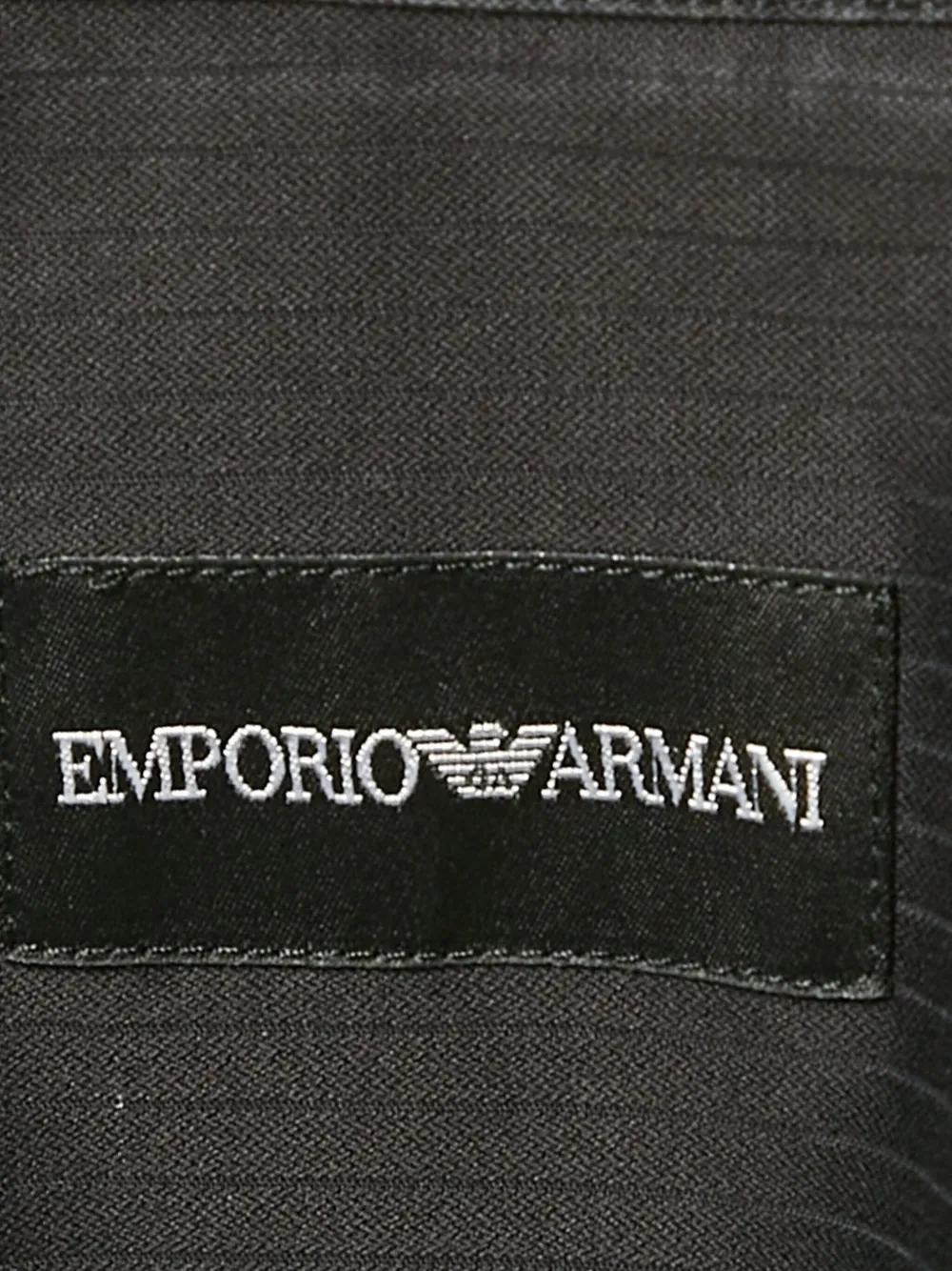 Pre-owned Emporio Armani Cotton Shirt In Black