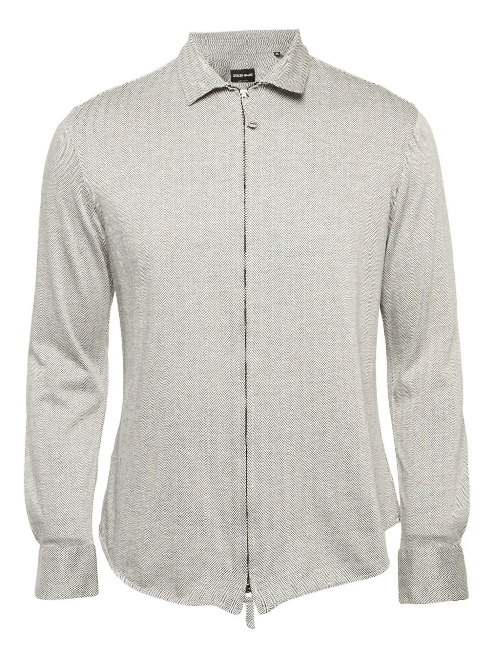 Giorgio Armani Pre-Owned cotton shirt | Grey | Image 1