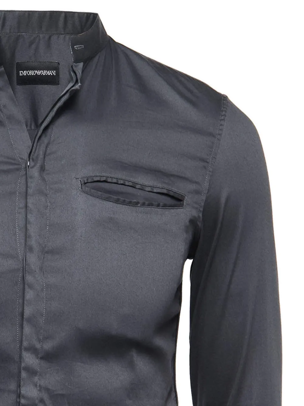 Emporio Armani Pre-Owned mandarin-collar shirt | Image 2