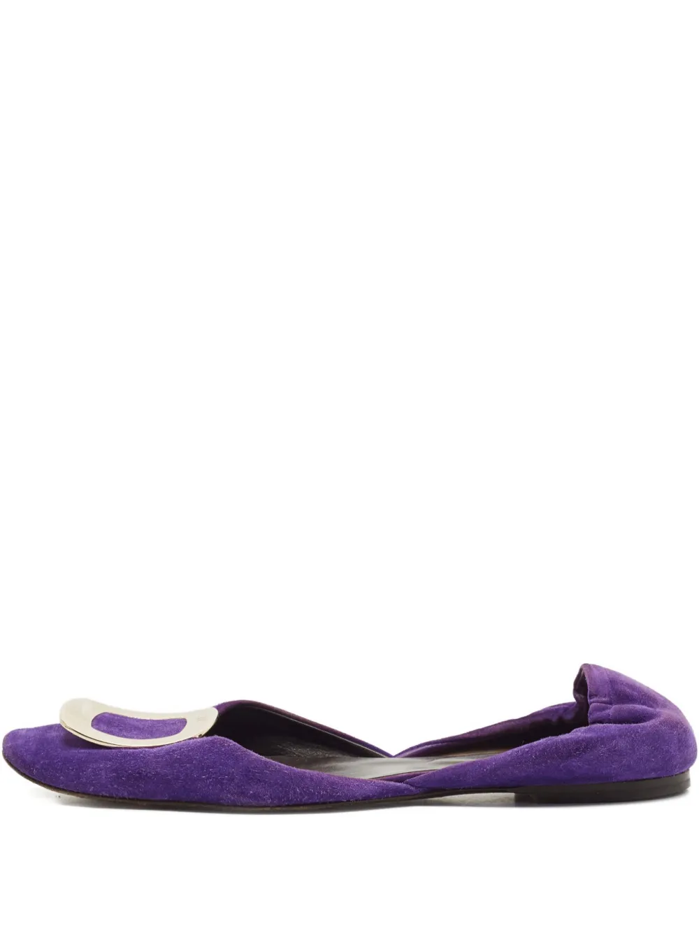 Roger Vivier Vintage Ballerinas aus Wildleder - Violett