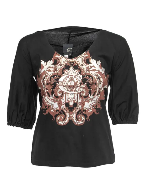 Just Cavalli Vintage baroque-print top