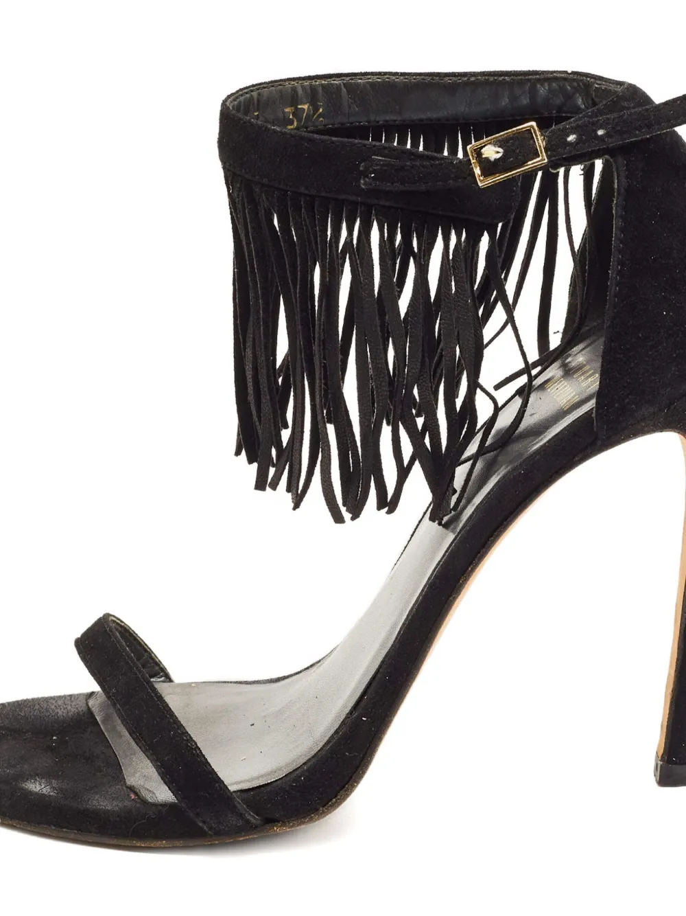 Stuart Weitzman 120mm fringe suede sandals | Image 2