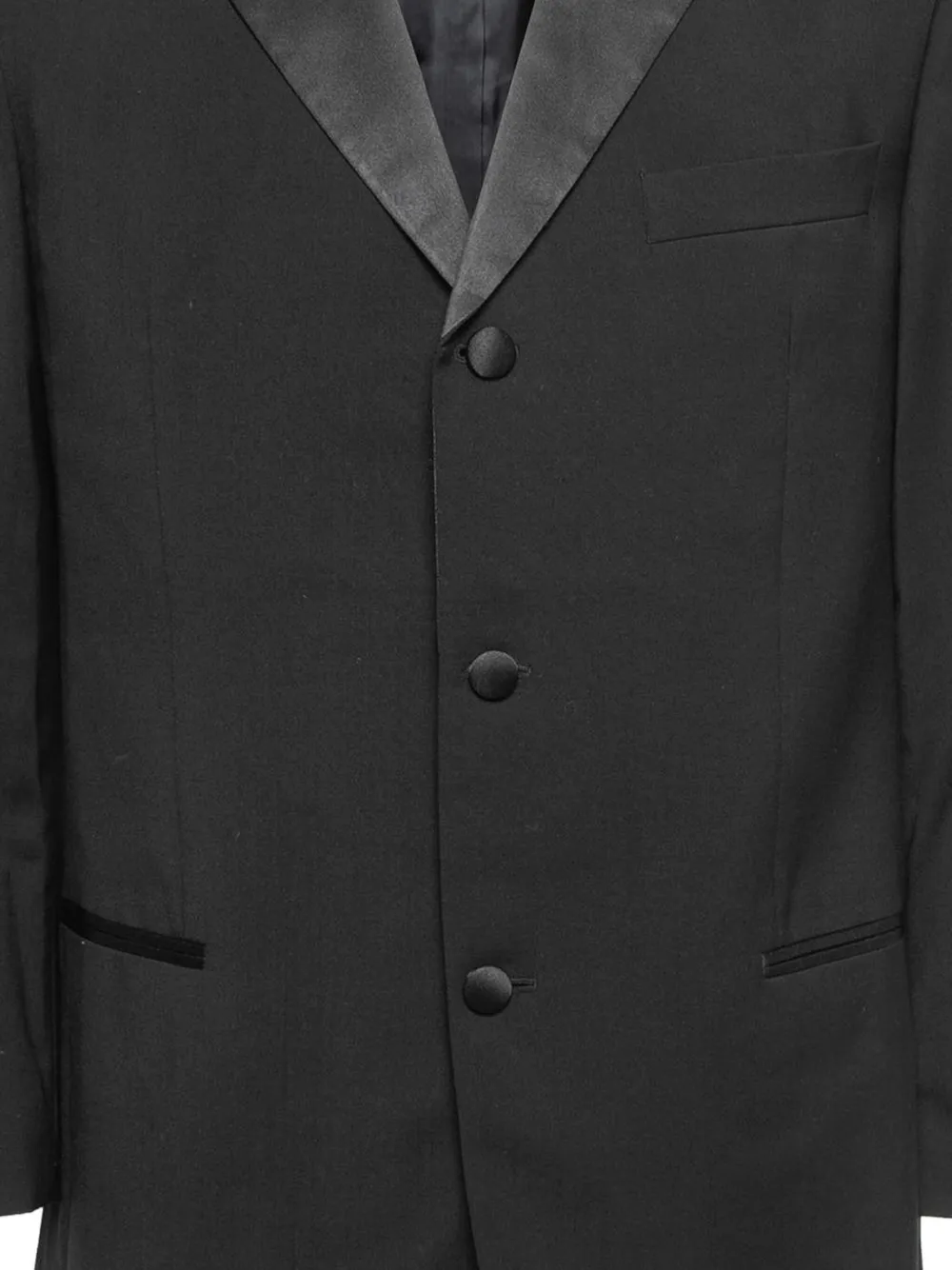 BOSS GREEN HUGO BOSS 缎面翻领羊毛西装夹克（典藏款） | Image 2
