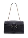 Gucci Pre-Owned 2016-2025 Medium Microguccissima Emily shoulder bag - Black