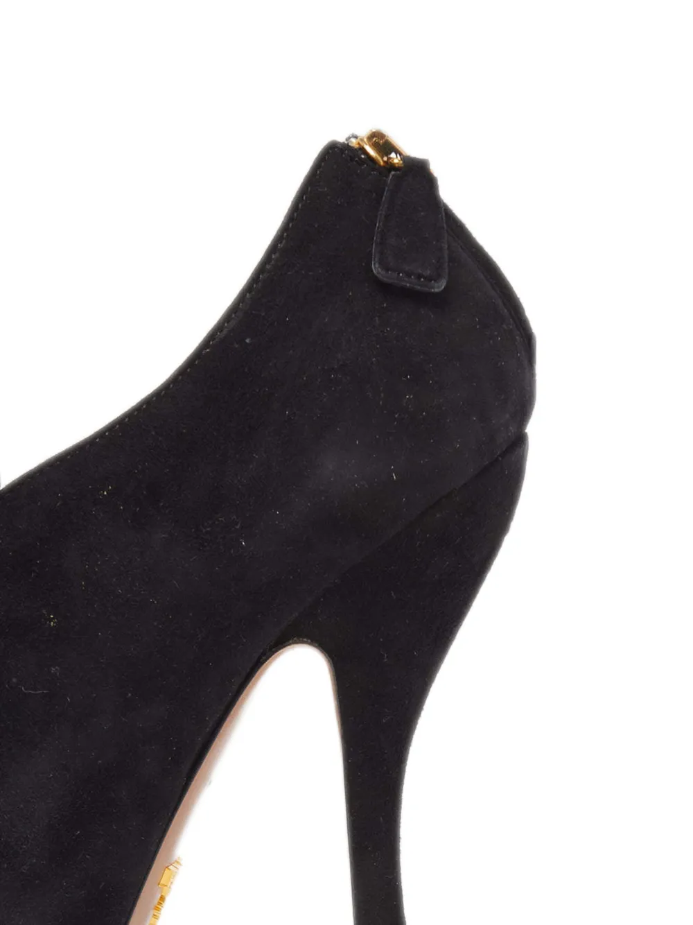 Prada Pre-Owned 135 mm suède pumps - Zwart