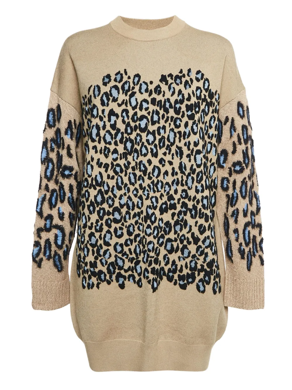 Kenzo Pre-Owned leopard-print knitted dress | Neutrals | Image 1