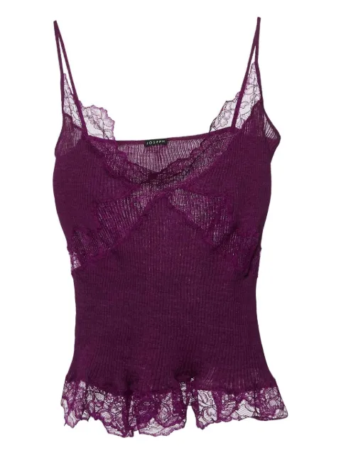 JOSEPH lace knit top