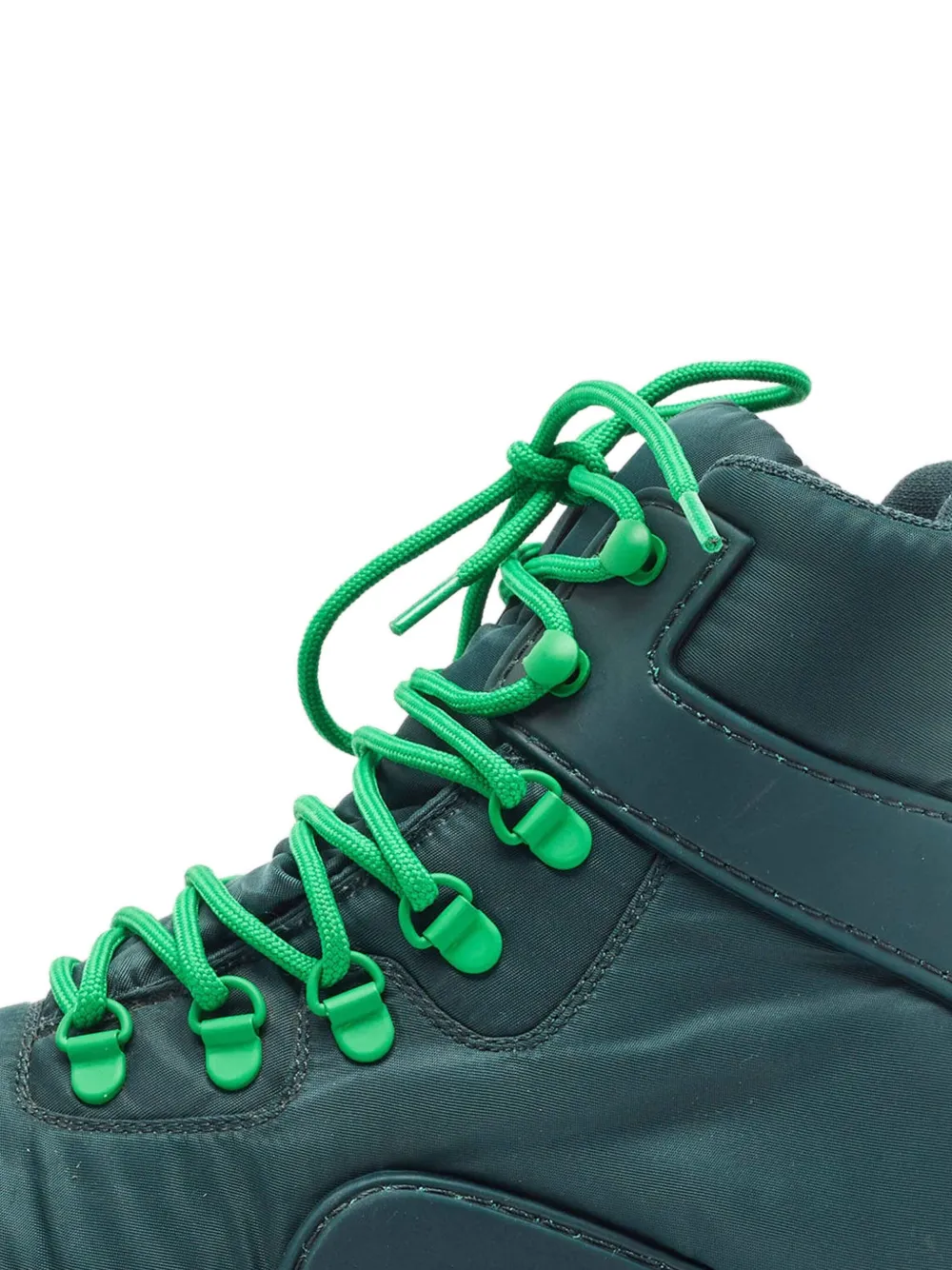 Pre-owned Bottega Veneta Chunky Boots In Green