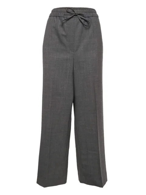 SANDRO drawstring-waist trousers