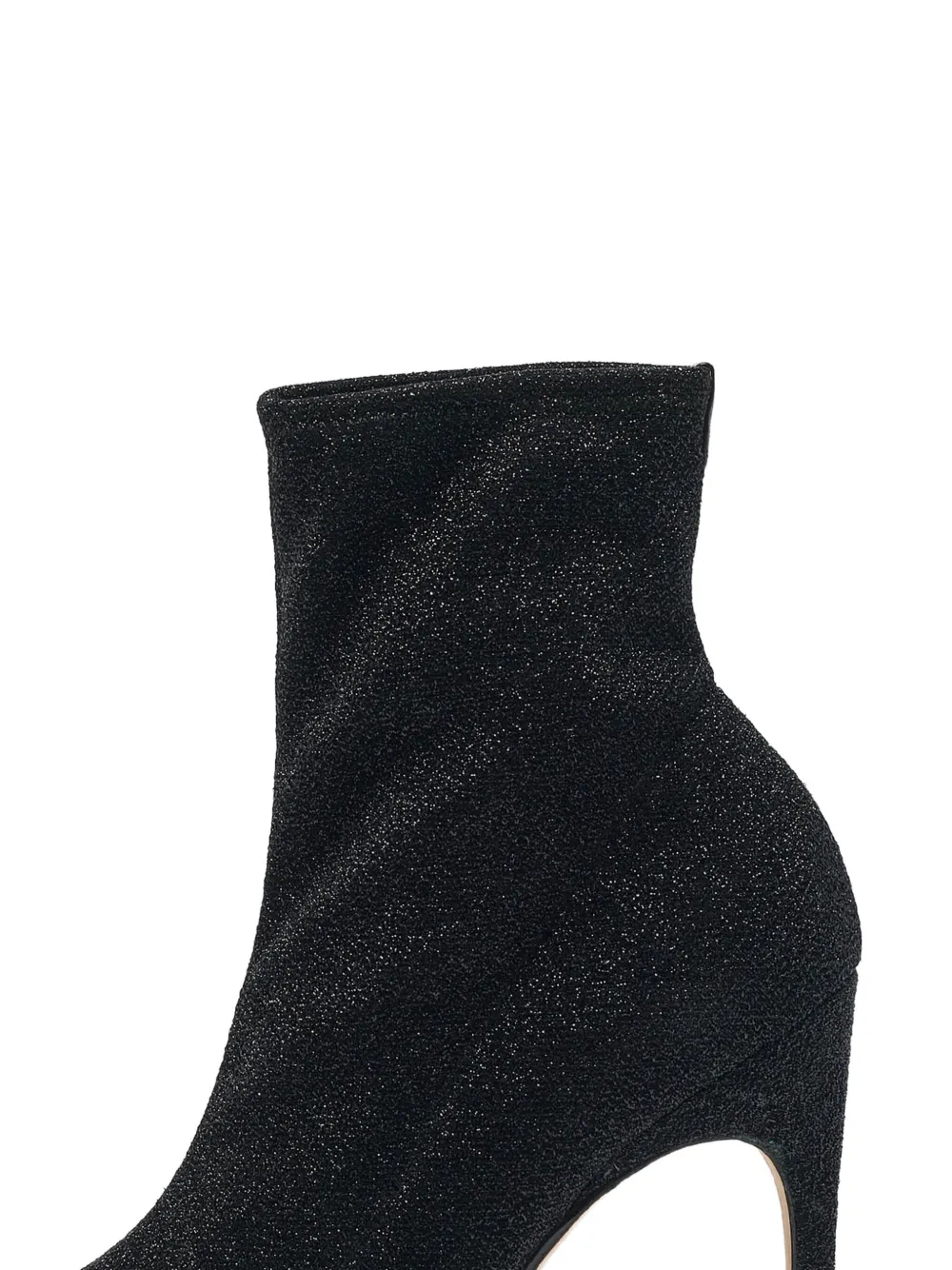 Sergio Rossi Vintage Pre-owned 110 mm laarzen met textuur - Zwart