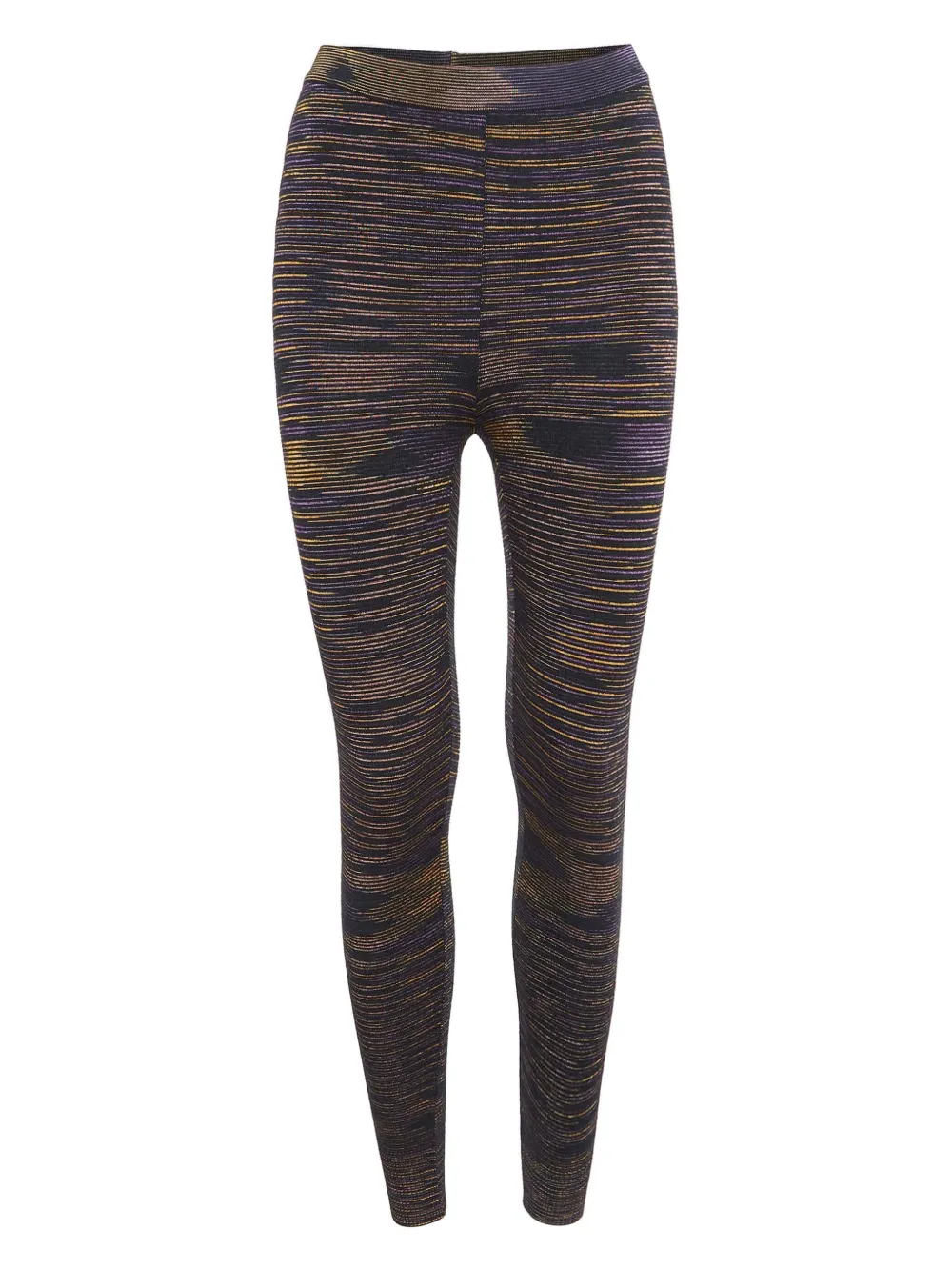 Missoni Pre-Owned striped-pattern leggings | Black | Image 1