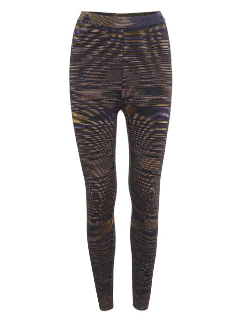 Missoni Pre-Owned striped-pattern leggings