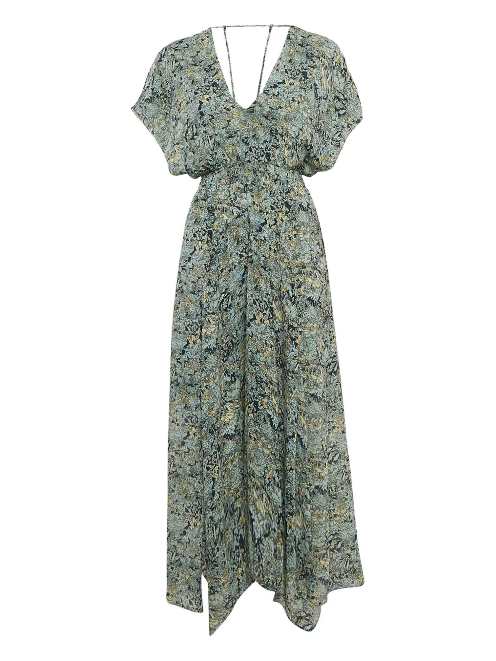 Maje floral asymmetric dress | Blue | Image 1