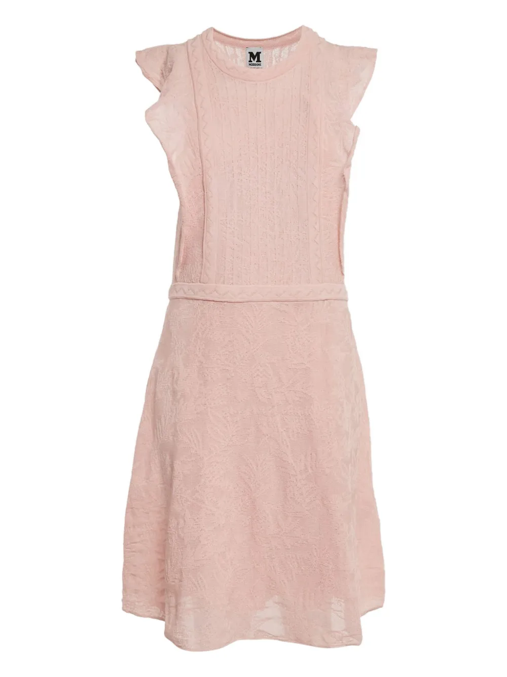 Missoni Pre-Owned zigzag-pattern knit dress | Pink | Image 1