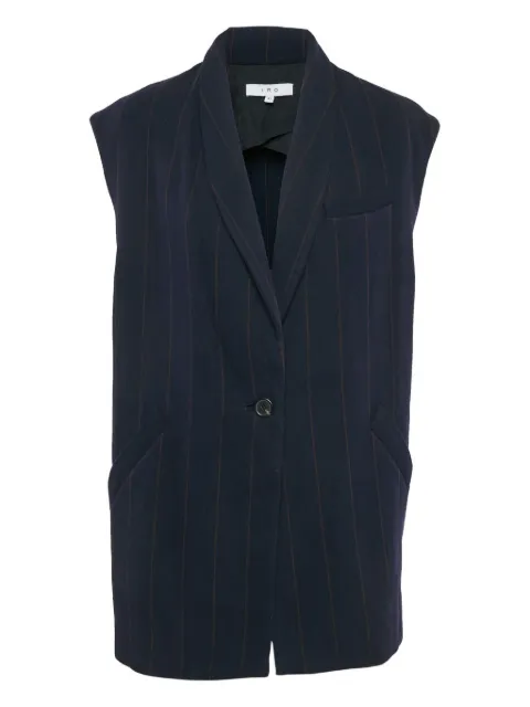 IRO pinstripe sleeveless coat