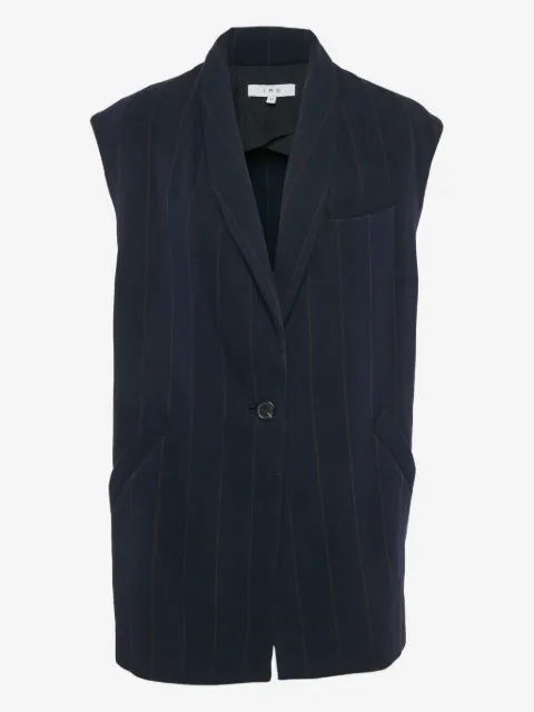 IRO pinstripe sleeveless coat