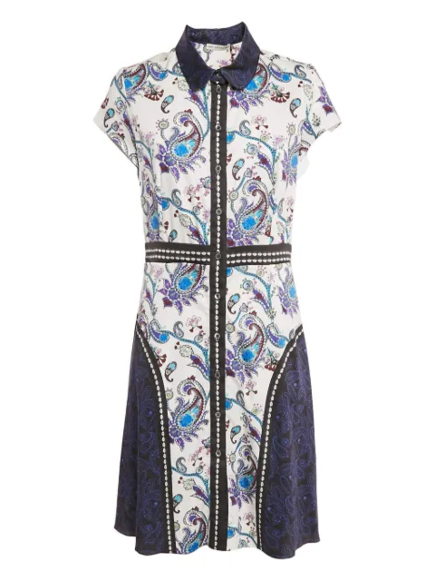 Mary Katrantzou paisley-print buttoned shirt dress