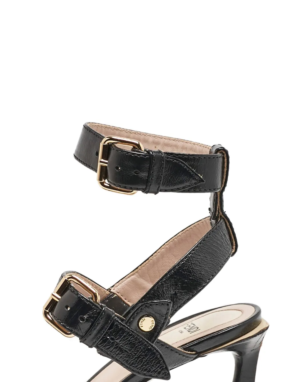 Fendi Pre-Owned Leren sandalen - Zwart