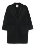 Semicouture patch-pocket wool coat - Grey