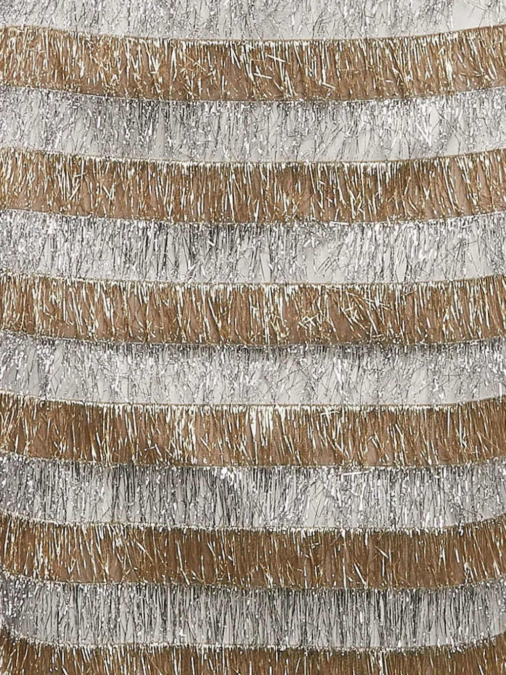 Max Mara Rok met metallic franje - Grijs