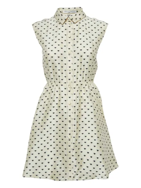 Christian Dior Pre-Owned 2024 heart-print dress