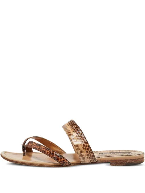 Manolo Blahnik 2024 interwoven strap sandals