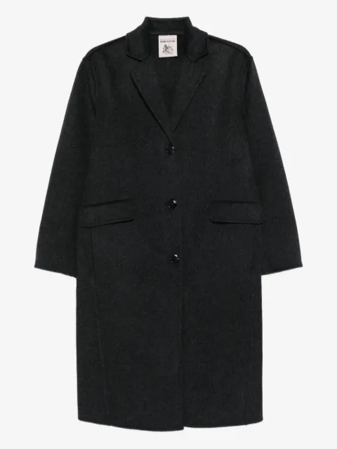 Semicouture button-fastening pocket coat