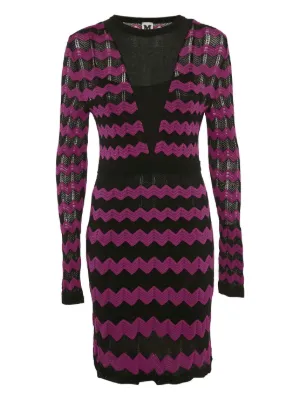 Missoni Pre-Owned Striped Mini Dress | Green | FARFETCH