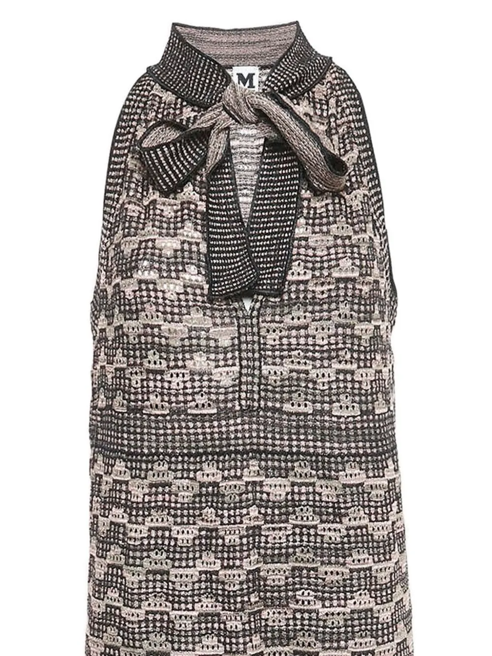 Missoni Pre-Owned Gebreide maxi-jurk - Zwart