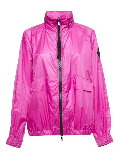 Moncler Vintage جاكيت بسحاب وأبليكة شعار الماركة