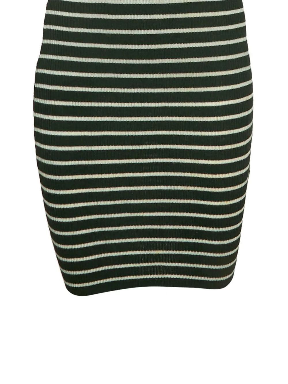 Gucci Pre-Owned Gestreepte midi-jurk - Zwart