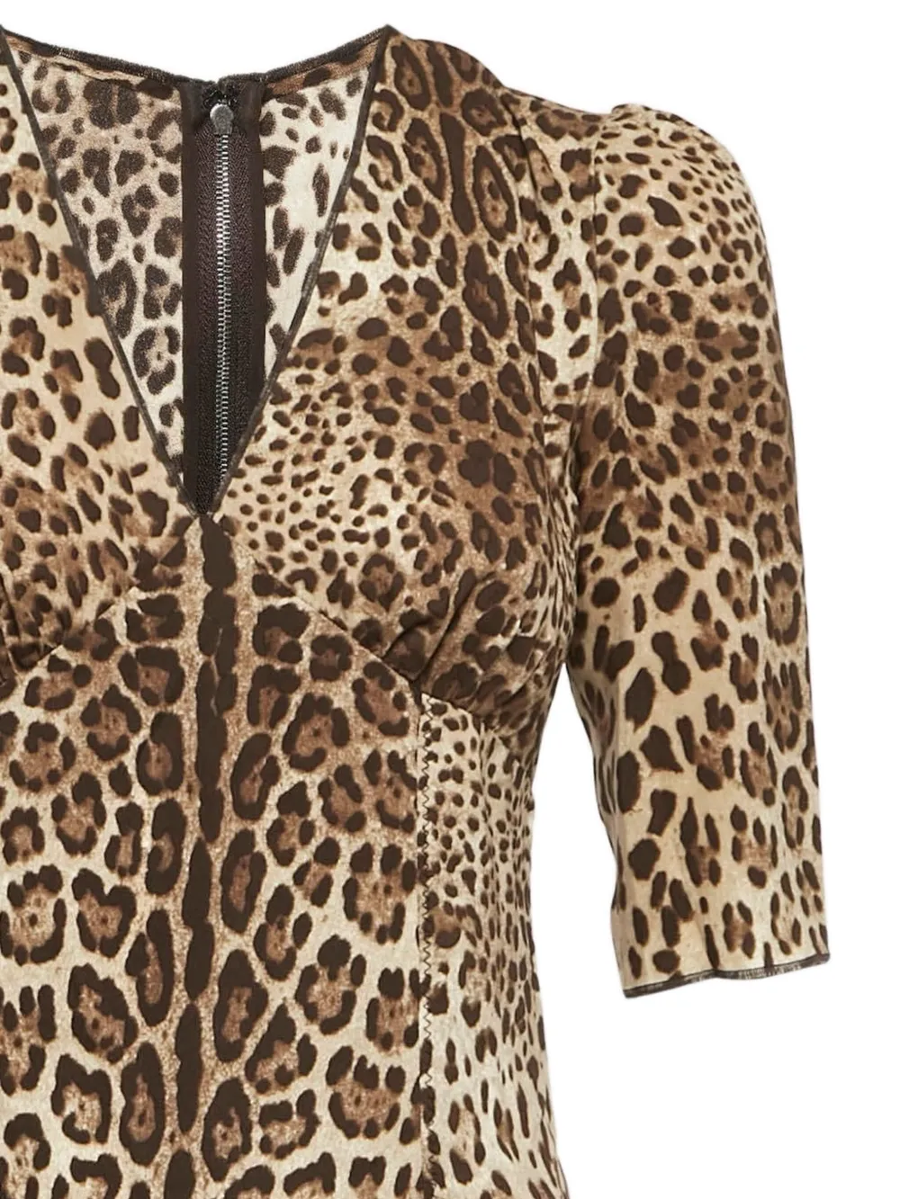 Dolce & Gabbana Pre-Owned leopard-print V-neck top | Image 2