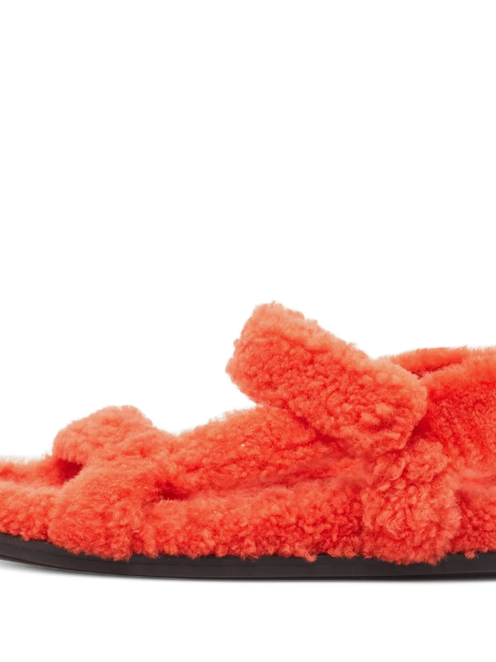 Fendi Pre-Owned FF lammy sandalen - Oranje