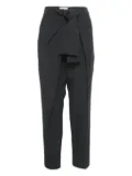Chloé Pre-Owned 2024 tie-waist trousers - Black