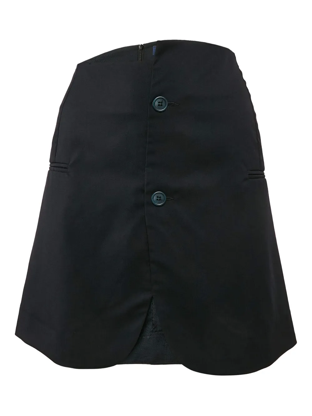 Jacquemus Pre-Owned button-front wool skirt | Black | Image 1