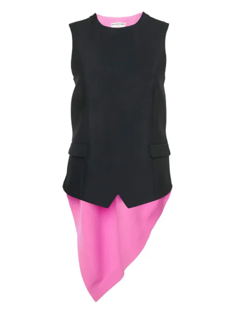 Balenciaga Pre-Owned asymmetrical sleeveless top