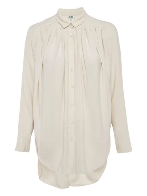 Kenzo Pre-Owned 2024 pleated satin blouse