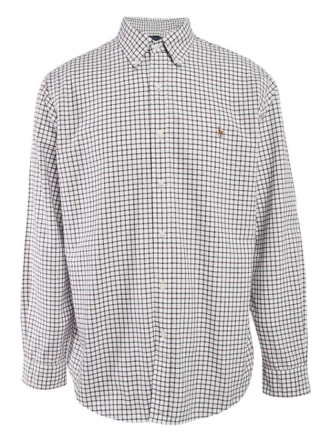 Polo Ralph Lauren Vintage camisa de algodón a  cuadros de archivo