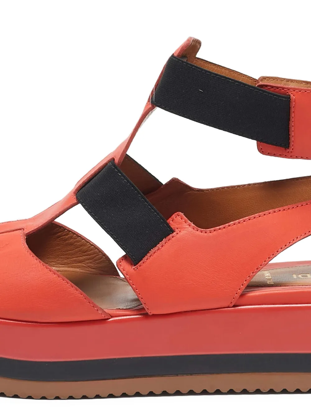 Fendi Pre-Owned Sandalen met plateauzool - Rood
