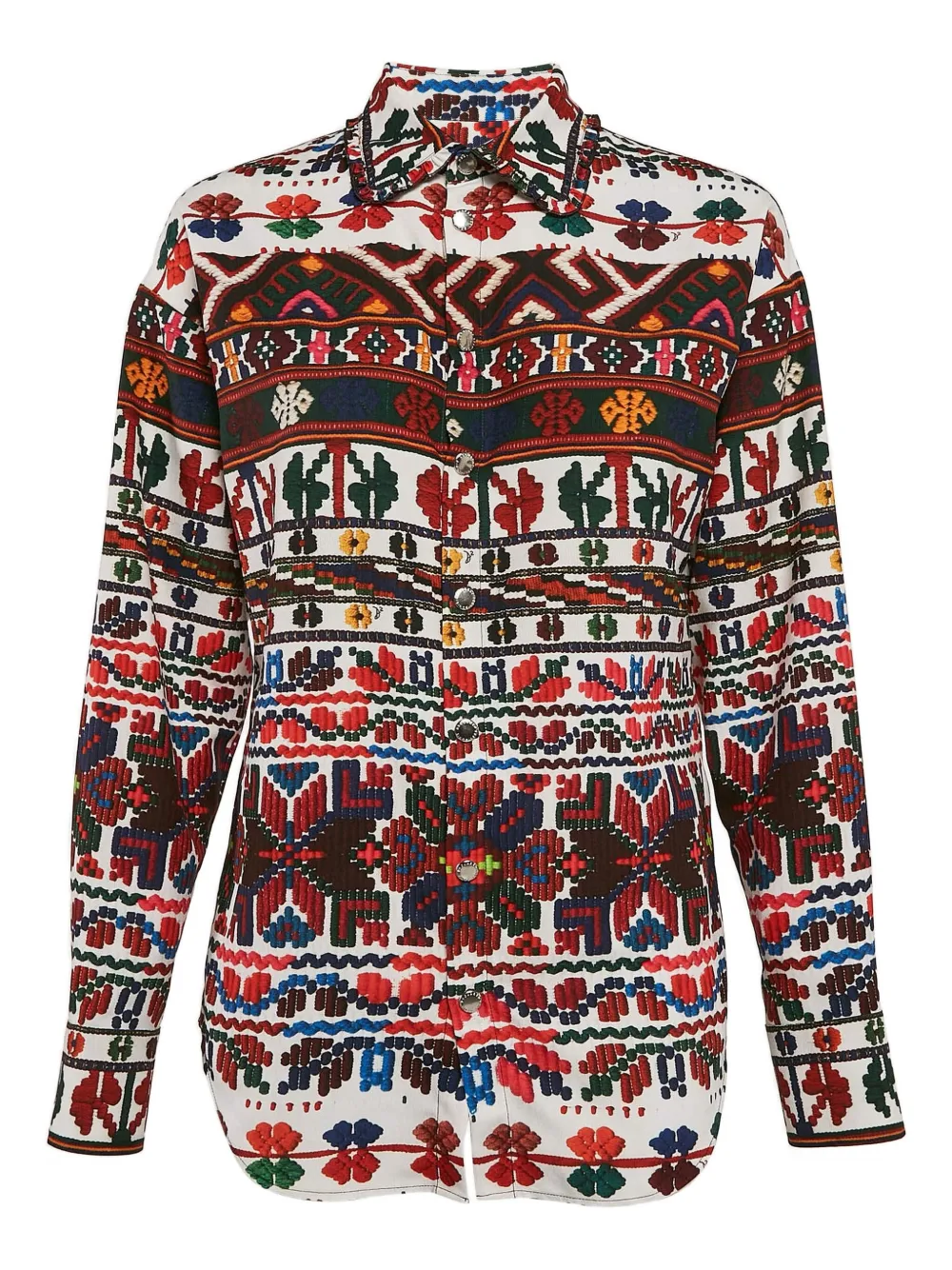 Pre-owned Dsquared2 Sateen Printed Shirt In Red